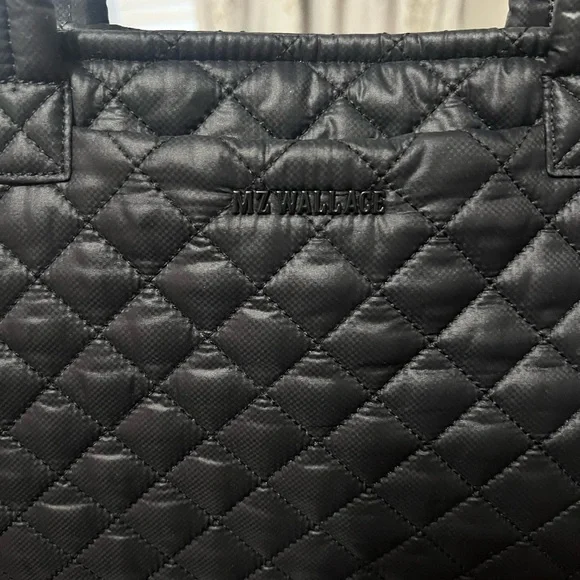 MZ Wallace Black Quilted Large Box Tote II - Picture 2 of 7